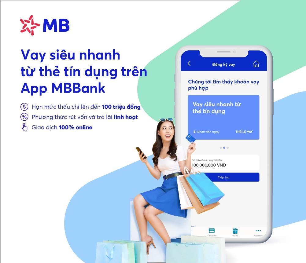 alt text: Giao diện ứng dụng MB Bank