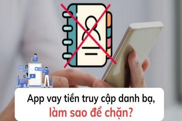 Hình ảnh minh họa cách kiểm tra và ngăn chặn truy cập danh bạ trên điện thoại