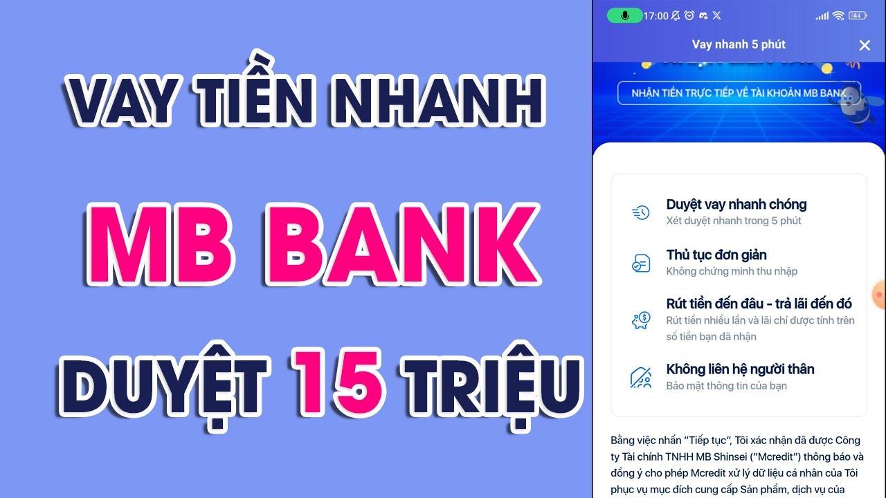 alt text: Hình ảnh minh họa vay tiền qua app MB Bank