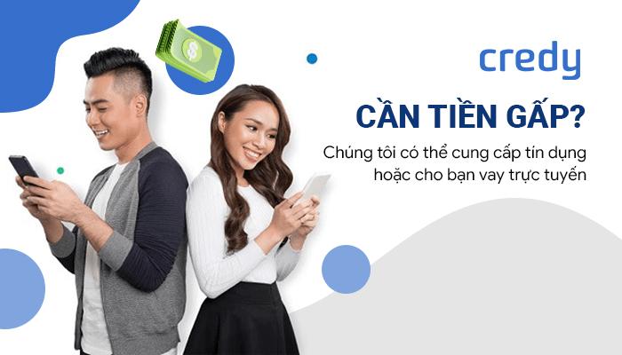 Các bước vay tiền trên Credy